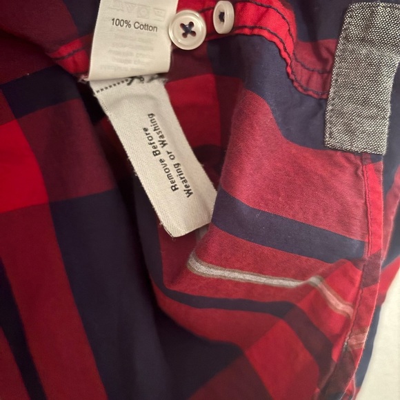 J.crew plaid cotton button up shirt XL - Picture 5 of 5
